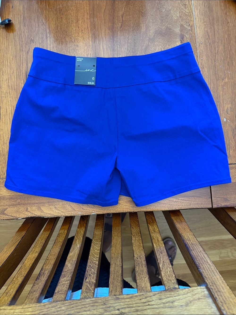 INC International Concepts Bright Blue Athletic Shorts